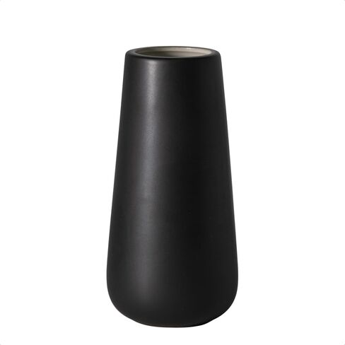 D'vine Dev 8 Inch Ceramic Flower Vase Matte Finishing, Minimalist Design for Home Décor, Bedroom, Living Room, Centerpieces, Office, White, VS-XH-D-1 in Saudi Arabia