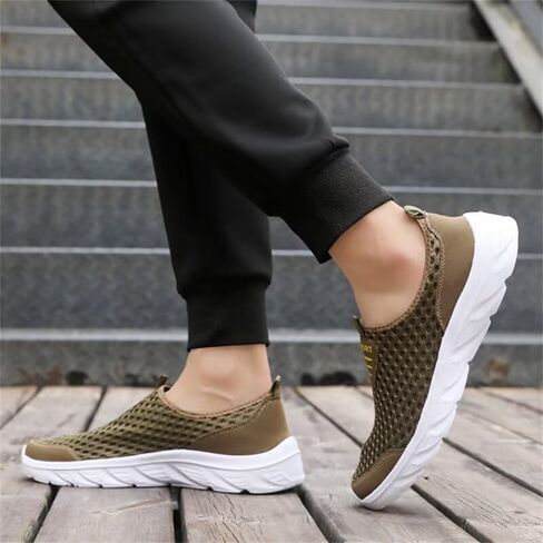 Men Non Slip Lightweight Walking Sneakers for Summer Sport Travel Aqua in Saudi Arabia