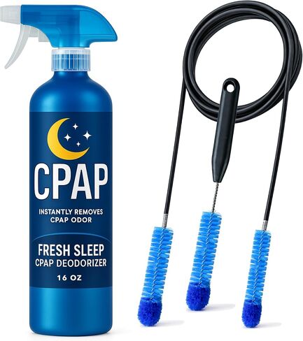 Equipment Cleanser and Deodorizer and Brush Set Combo, Removes Odors, Gentle Formula, Easy Application in Saudi Arabia