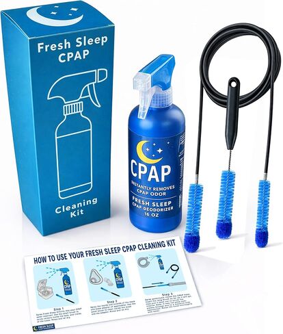 Equipment Cleanser and Deodorizer and Brush Set Combo, Removes Odors, Gentle Formula, Easy Application in Saudi Arabia