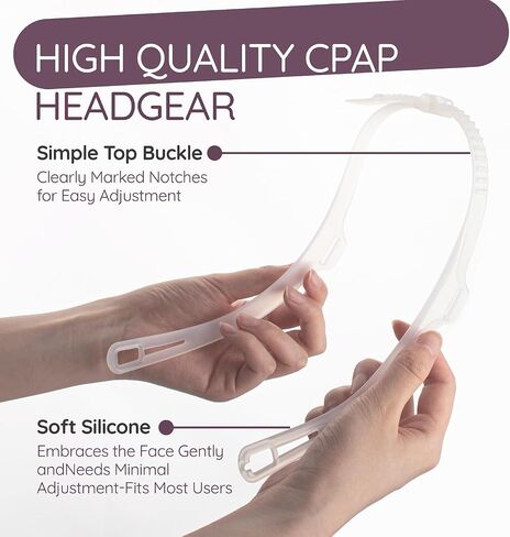 FX Nasal Pillow CPAP Mask with Headgear Replacement for Resmed Swift FX - Adjustable Headband Frame and Medium Nasal Pillows C Pap Supplies Part for Swift FX in Saudi Arabia