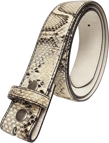 Snap-On 1.5" width Python Printed Belt Strap in Saudi Arabia