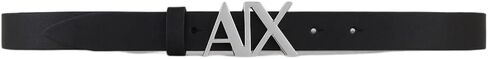 Armani Exchange Women's Metal Logo Leather Belt in Kuwait