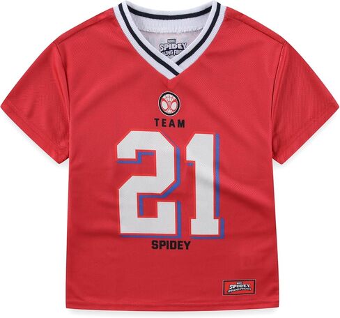 Marvel Spidey and His Amazing Friends Boys Short Sleeve Mesh Jersey Shirt for Toddler and Big Kids in Kuwait