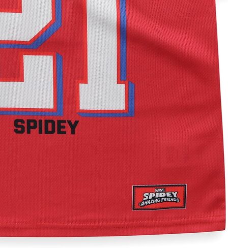 Marvel Spidey and His Amazing Friends Boys Short Sleeve Mesh Jersey Shirt for Toddler and Big Kids in Kuwait