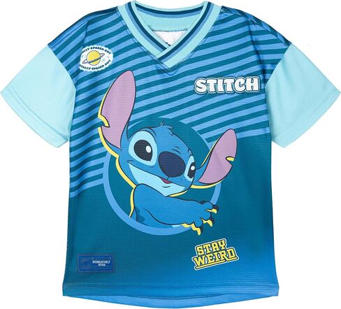 ديزني سيارات Lightning McQueen Mesh Soccer Jersey T-Shirt Toddler to Big Kid Sister (2T-10-12) in Kuwait