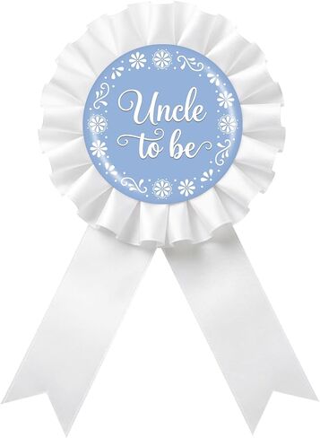 دبوس شارة Cielito Lindo Mom to Be Tinplate - دبوس بروش مكسيكي من Fiesta Mom to Be، زر شريط لجائزة الآباء الجدد على شكل وردة بيضاء، ديكور حفل استقبال المولود بطابع مكسيكي/كشف عن الجنس in Kuwait
