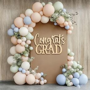 Congratulations Grad Sign for Balloon Arch,Graduation Decar for Grad Party,Class of 2026 Grad Party Graduation,Graduation Party Decoration,Senior Photo Prop in Saudi Arabia