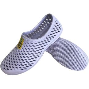 SPU Hollow Lightweight Anti Static Sandals Dust Free Anti Slip & Folding & Abrasion Breathable Washable Work Safety Shoes ESD in Saudi Arabia