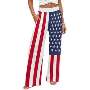 Adugen Origei High Waist Stretch Pants Uganda Flag Sweatpants Wide Leg Stretchy Work Pants Slacks for Women 5X-Large in Saudi Arabia