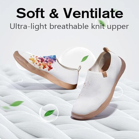 Women's Art Travel Shoes Slip On Casual Cozy Loafers Lightweight Comfort Fashion Sneaker in Saudi Arabia