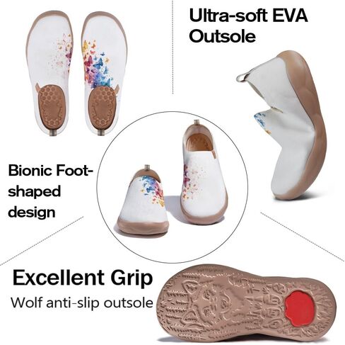 Women's Art Travel Shoes Slip On Casual Cozy Loafers Lightweight Comfort Fashion Sneaker in Saudi Arabia