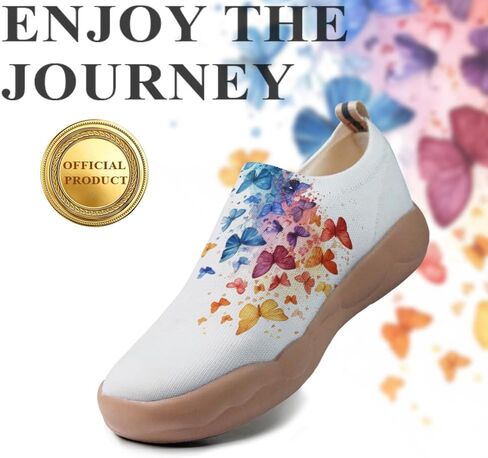 Women's Art Travel Shoes Slip On Casual Cozy Loafers Lightweight Comfort Fashion Sneaker in Saudi Arabia