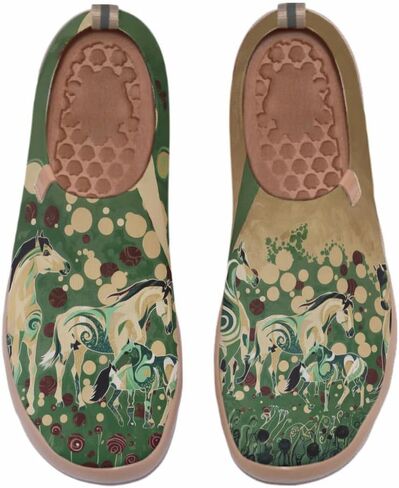 Women's Art Travel Shoes Slip On Casual Cozy Loafers Lightweight Comfort Fashion Sneaker in Saudi Arabia