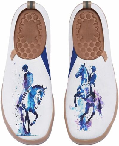 Women's Art Travel Shoes Slip On Casual Cozy Loafers Lightweight Comfort Fashion Sneaker in Saudi Arabia
