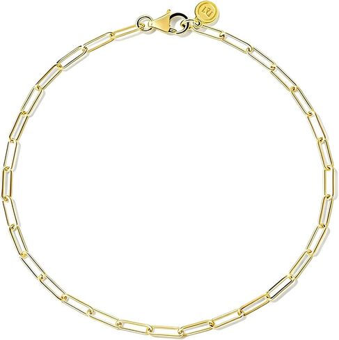 MSBLUE® Minimalist Paperclip Chain Bracelet, 6" to 8" Length, Hand Chain Bracelet for Women in Saudi Arabia