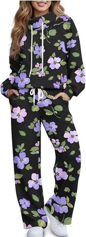 Sweatsuits Women 2 Piece Outfit Set Matching Lounge Sets Fall Outfits 2025 Fashion Winter Clothing Track Suits in Saudi Arabia
