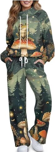 Sweatsuits Women 2 Piece Outfit Set Matching Lounge Sets Fall Outfits 2025 Fashion Winter Clothing Track Suits in Saudi Arabia