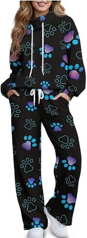Sweatsuits Women 2 Piece Outfit Set Matching Lounge Sets Fall Outfits 2025 Fashion Winter Clothing Track Suits in Saudi Arabia