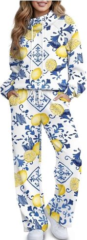 Sweatsuits Women 2 Piece Outfit Set Matching Lounge Sets Fall Outfits 2025 Fashion Winter Clothing Track Suits in Saudi Arabia