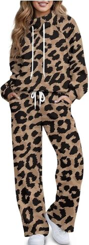 Sweatsuits Women 2 Piece Outfit Set Matching Lounge Sets Fall Outfits 2025 Fashion Winter Clothing Track Suits in Saudi Arabia