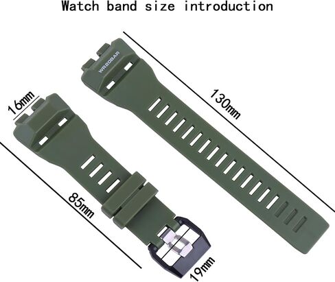 Men's Resin Watch Strap Accessories Buckle Compatible with Casio g shock GBD-100SM GBD-100 gbd-100 Outdoor Sports Waterproof rubber Watch band Wristband Bracelet for women in Saudi Arabia