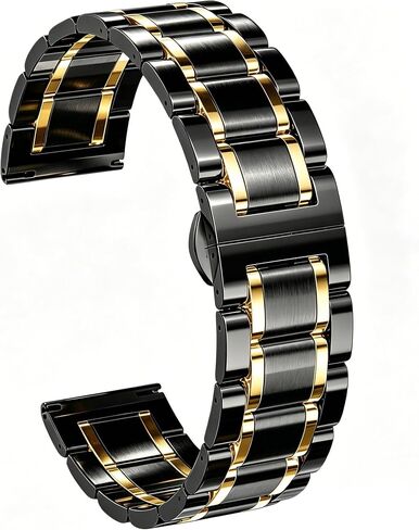 Fit for Casio MDV106 MTP-VD01 Watch Bands for Men, 22mm Solid 316L Stainless Steel Replacement Strap Wristbands for Casio AMW-320 AMW-330 AD-520 MD-705 in Saudi Arabia