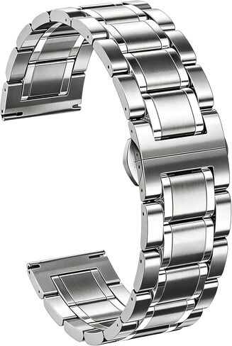 Fit for Casio MDV106 MTP-VD01 Watch Bands for Men, 22mm Solid 316L Stainless Steel Replacement Strap Wristbands for Casio AMW-320 AMW-330 AD-520 MD-705 in Saudi Arabia