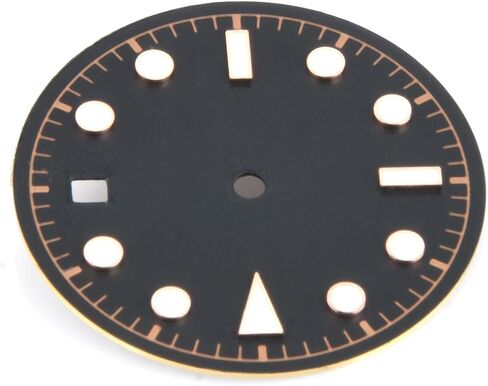 30.5mm Steel Green Luminous Watch Dial Plate for ETA 2824 2836 Movement Replacement in Saudi Arabia