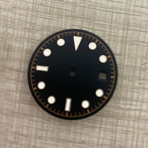 30.5mm Steel Green Luminous Watch Dial Plate for ETA 2824 2836 Movement Replacement in Saudi Arabia
