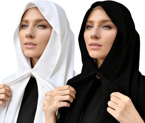 Yeieeo Spring 3-in-1 Instant Chiffon Breathable Hijab Set, Premium Magnetic Hijab Scarf with Built-in Magnets,Undercap in Saudi Arabia
