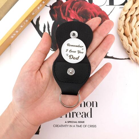 Gifts for Dad from Daughter - Dad Gifts Pocket Hug With Leather Keychain Pocket Hug Token Father's Day Christmas Birthday Thanksgiving Valentines Day Thank You Gift for Dads Father Men in Saudi Arabia