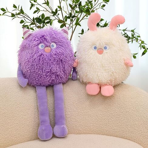 Cute Monster Plush Toy,12.6''Soft Monster Stuffed Animal Plush Pillow Gifts for Kids Boys Girls (Purple) in Saudi Arabia
