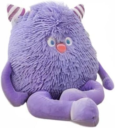 Cute Monster Plush Toy,12.6''Soft Monster Stuffed Animal Plush Pillow Gifts for Kids Boys Girls (Purple) in Saudi Arabia