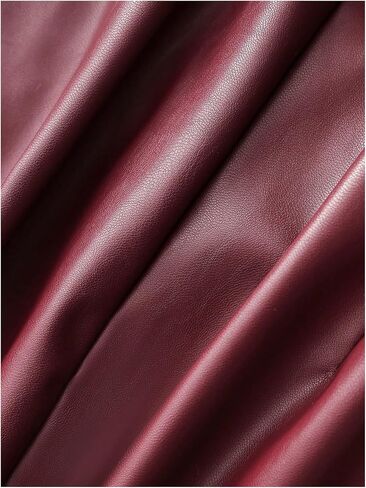 RoseSeek المرأة مشبك معدني بولي Leather السراويل الجلدية عالية الخصر Ruched ألف خط Skorts ملابس الحفلات Skorts in Saudi Arabia