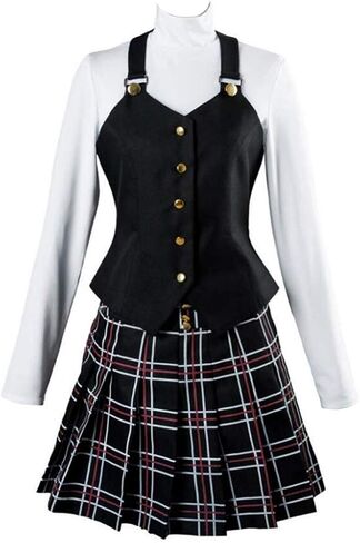 Anime Womens Coat Tshirt SKirt Uniform Cosplay Costume Suit Sailor Dress Outfit in Saudi Arabia