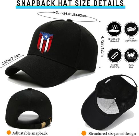 Baseball hat for Men Snapback Hats for Men Flat Bill Brim Hats Hip Hop Rock in Saudi Arabia