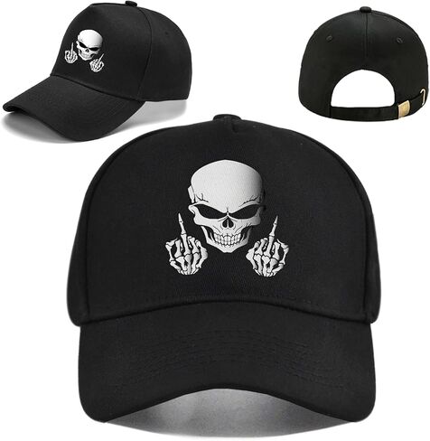 Baseball hat for Men Snapback Hats for Men Flat Bill Brim Hats Hip Hop Rock in Saudi Arabia