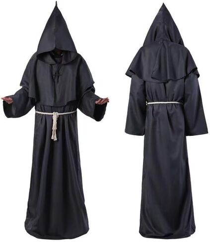 Nicexx Plague Doctor Costume Halloween Costumes for Adults Men Plague Dr Outfit 6 in 1 Set in Saudi Arabia