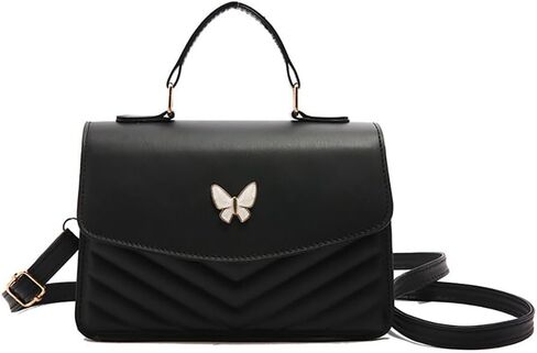 Leather Crossbody Bag For Women Trendy Simple Small Shoulder Elegant Handbag Tote Hobo Bag For Work Travel Dating in Kuwait
