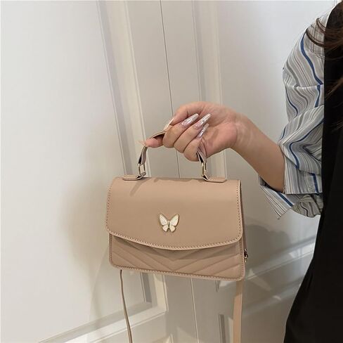 Leather Crossbody Bag For Women Trendy Simple Small Shoulder Elegant Handbag Tote Hobo Bag For Work Travel Dating in Kuwait