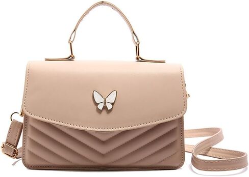 Leather Crossbody Bag For Women Trendy Simple Small Shoulder Elegant Handbag Tote Hobo Bag For Work Travel Dating in Kuwait