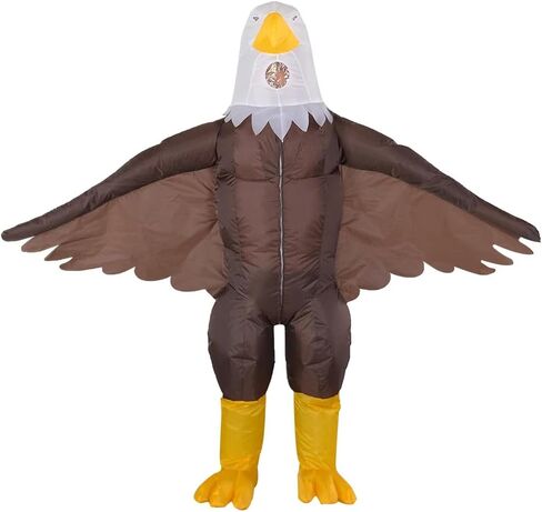 Mascot Inflatable Eagle Costume, Inflatable Eagle Costume for Adult Air Blow up Bald Eagle Halloween Costume in Saudi Arabia