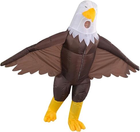 Mascot Inflatable Eagle Costume, Inflatable Eagle Costume for Adult Air Blow up Bald Eagle Halloween Costume in Saudi Arabia