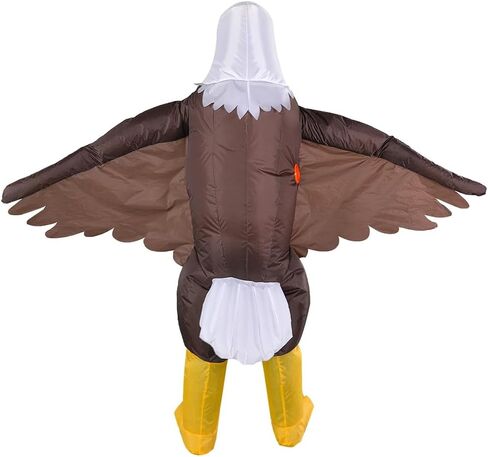 Mascot Inflatable Eagle Costume, Inflatable Eagle Costume for Adult Air Blow up Bald Eagle Halloween Costume in Saudi Arabia