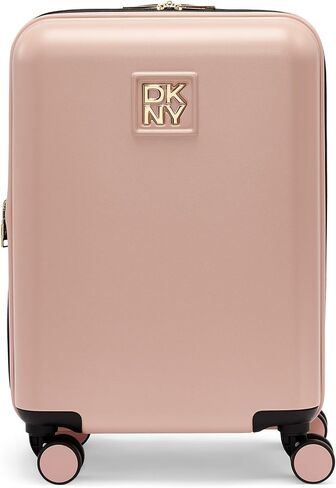 DKNY Amazon Exclusive On the Go 21" Hardshell Lightweight Expandable Carry-On Luggage with Spinner Wheels,Blush in Kuwait