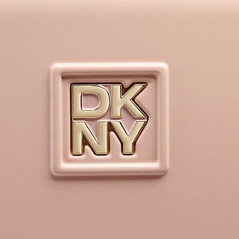 DKNY Amazon Exclusive On the Go 21" Hardshell Lightweight Expandable Carry-On Luggage with Spinner Wheels,Blush in Kuwait