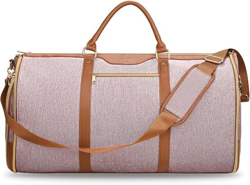 ZRSUN Garment Bag for Travel, Convertible Carry-On Duffel with Shoe Compartment, Waterproof & Wrinkle-Free Suit Carrier for Business Trips & Weekend Getaways, Foldable & Lightweight in Saudi Arabia