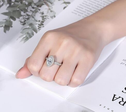 Sterling Silver Cremation Urn Ring Hold Loved Ones or Pets Ashes Bling CZ Memorial Rings Band Forever in My Heart Rings Keepsake Jewelry Gifts for Women in Saudi Arabia