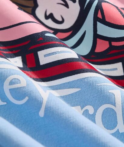 تي شيرت Vineyard Vines للفتيات ذو أكمام طويلة للجيب على شكل حوت متزلج للفتيات in Kuwait